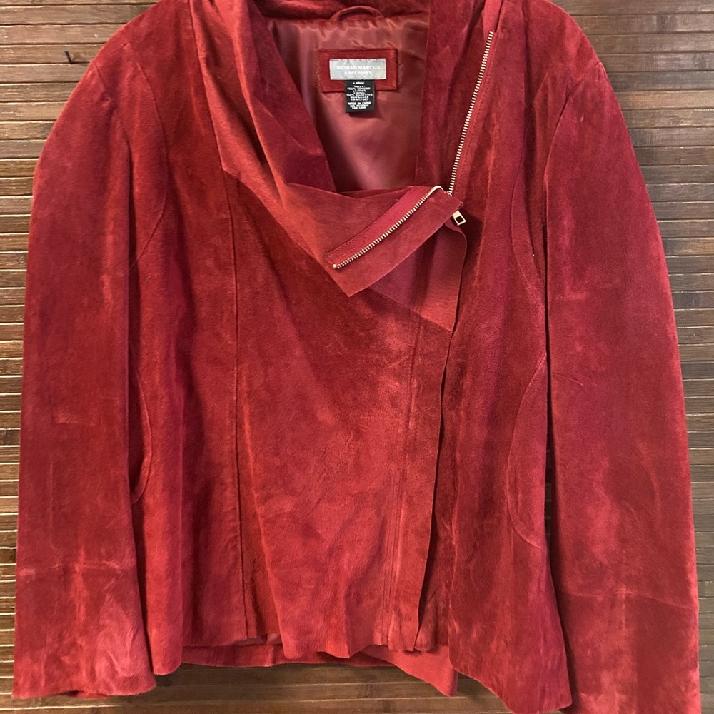 Neiman Marcus Soft Leather Jacket